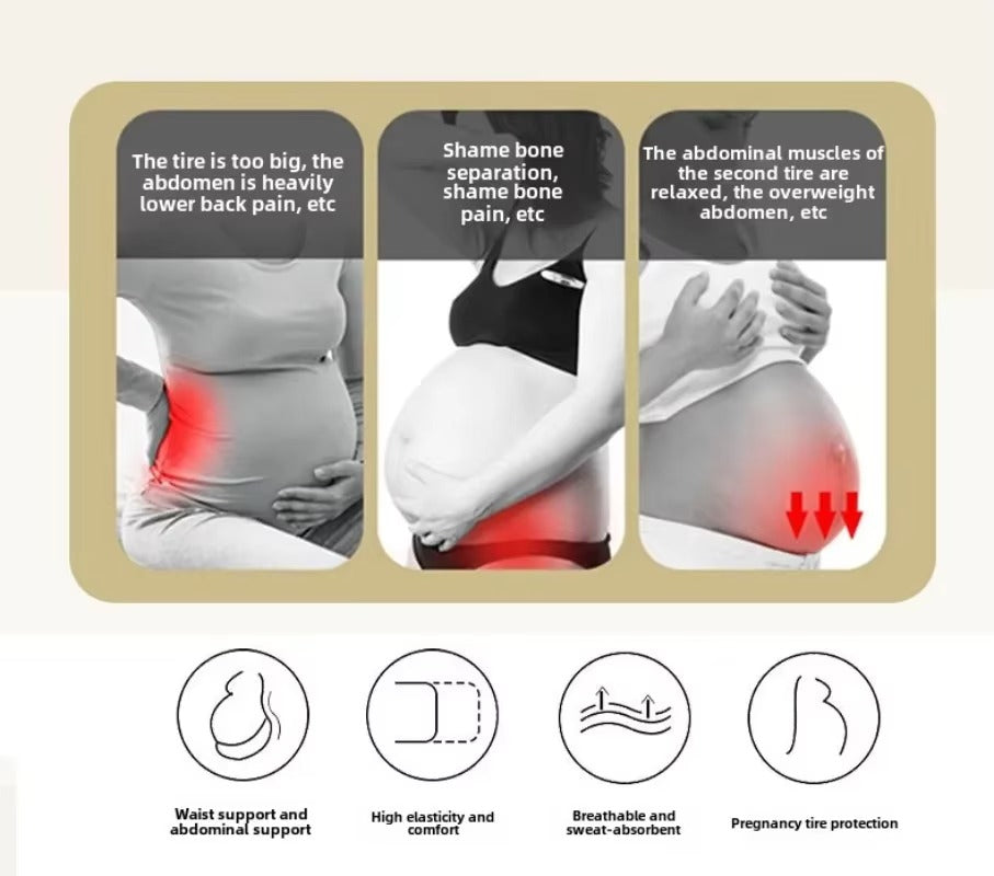 3-in-1 Maternity Belt Pregnancy Support Band